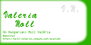 valeria moll business card