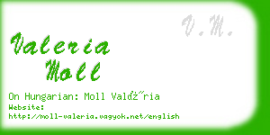 valeria moll business card